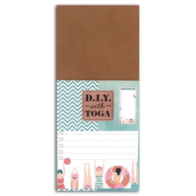 Kraft To-Do-Liste Notizblock 8x18,5 cm - Badende