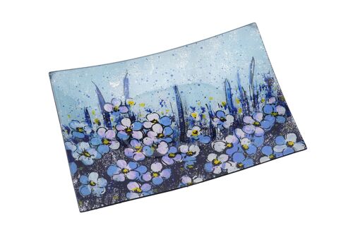 Forget-Me-Not Fields Large Rectangular Dish
