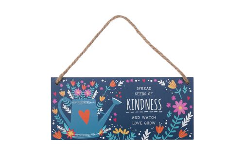 Live Happy 'Spread Seeds Of Kindness' Wooden Sign