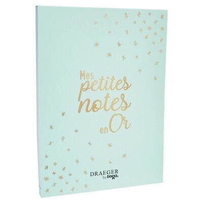 Carnet Mes petites notes en or