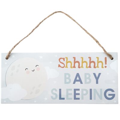 Little Tribe 'Baby Is Sleeping' Hanging Sign