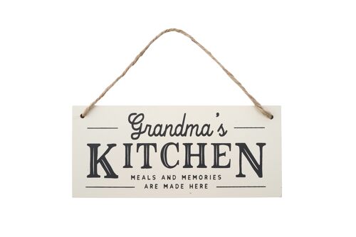 Loft 'Grandma's Kitchen' Wooden Sign