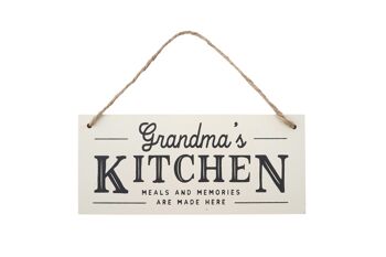 Panneau en bois Loft 'Grandma's Kitchen' 1