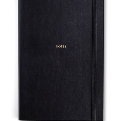 "Notes" Vegan Leather Notebook (plain paper)