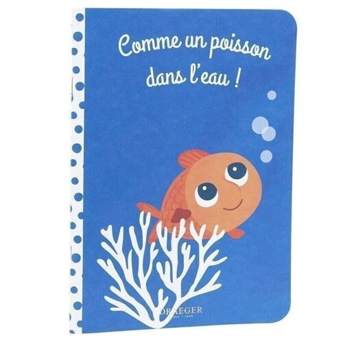 Cahier - Poisson rouge Bleu - Team Kids School