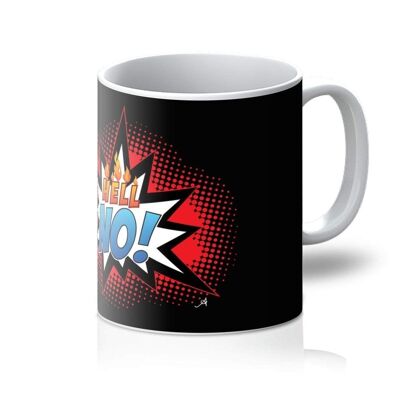 Hell No! Amanya Design Mug Black_11oz