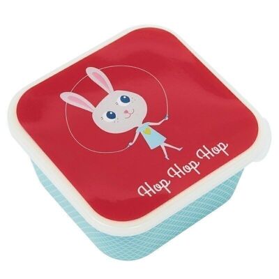 Snack box - Rabbit skipping rope Red and blue - Team Kids School