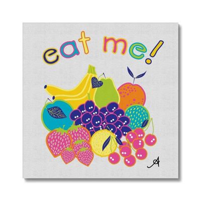 Eat Me Motif Amanya Design Canvas_16"x16"