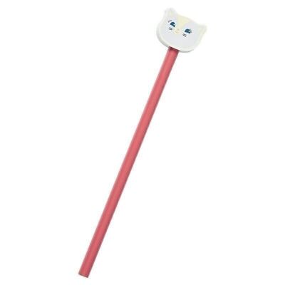 Pencil with eraser - Red Cat - Team Kids School