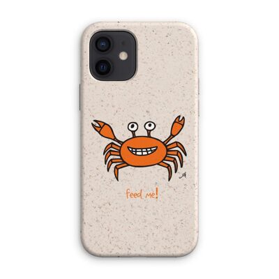 Mr Crabby Feed Me! Amanya Design Eco Phone Case Clear iPhone 12