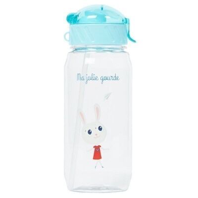 Water Bottle - Turquoise Rabbit - Team Kids School