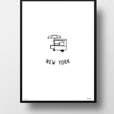 Affiche Monde, New York