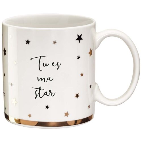 Mug à message - Tu es ma star