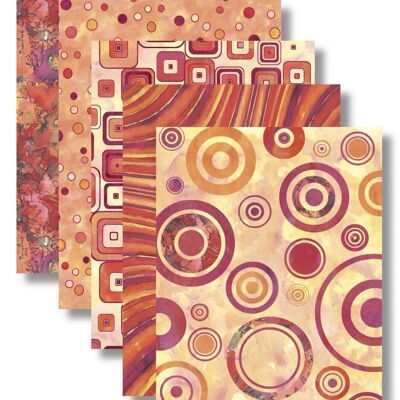 Watercolour Collection Red Notecards