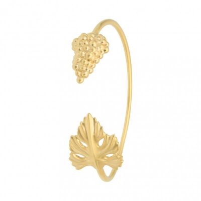 Brazalete GAIA CONSTANCE chapado en oro