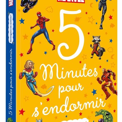 LIBRO - MARVEL - 5 minuti per addormentarsi - Avengers in azione - Disney