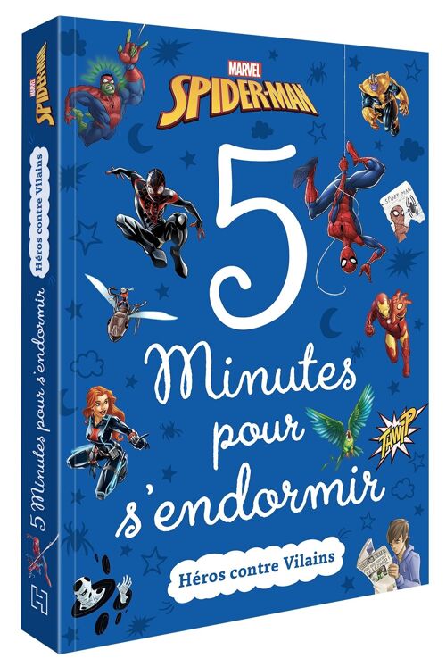 LIVRE - SPIDER-MAN - 5 Minutes pour s'endormir - Héros contre Vilains - Marvel