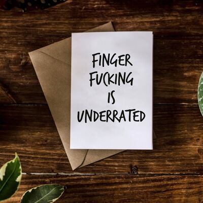 SWEARY CARD / Finger F * cking est sous-estimé