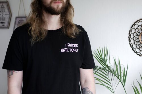 SWEARY CLOTHES / I F*cking Hate People - Vintage (Off) white