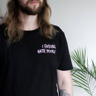 SWEARY CLOTHES / I F*cking Hate People - Vintage (Off) White