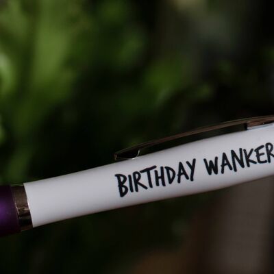 PENNE SWEARY / Compleanno W*nker / Penne divertenti maleducate