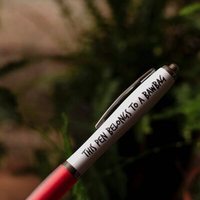BOLÍGRAFOS SWEARY / Este bolígrafo pertenece a un Bawbag