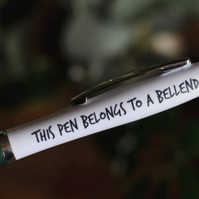 SWEARY PENS / Dieser Stift gehört zu A Bell*nd