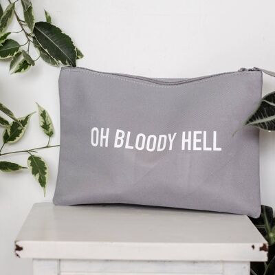 CONSERVAZIONE SANITARIA SWEARY / Oh Bloody Hell / Borsa per il bagno