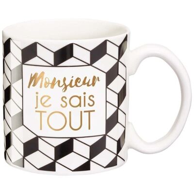 Mug à message - Monsieur je sais