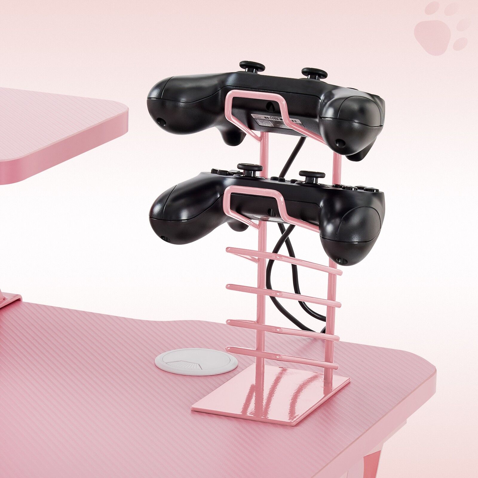 Eureka ergonomic deals pink gaming desk