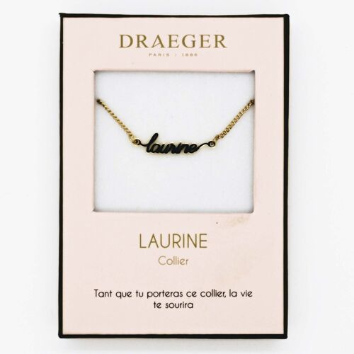 Collier doré - Laurine