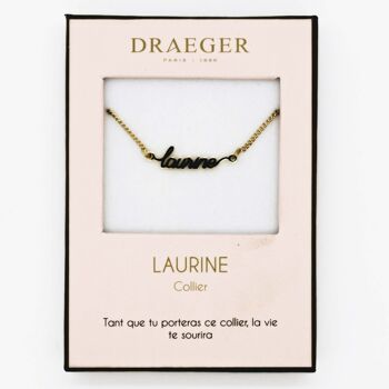 Collier doré - Laurine 1