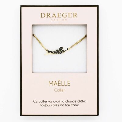 Golden necklace Maëlle Golden charm -