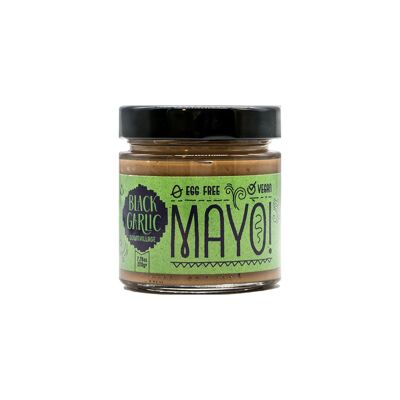 Mayonesa Vegana De Ajo Negro