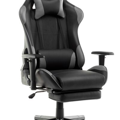 IWMH Rally Gaming Racing Chair Leather with Adjustable Armrest GREY