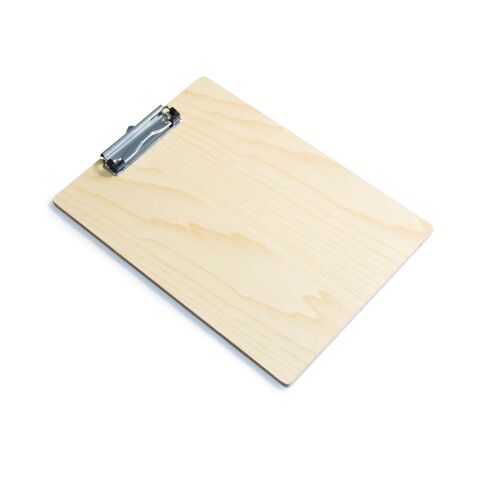 Clip-Board in wood,  A4, DESKSTORE, Nature