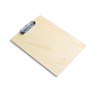 Clip-Board en bois, A4, DESKSTORE, Nature