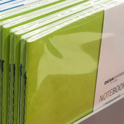 Notebooks, Set of 2, MUNKEN PURE A5 LIMES, Deskstore, Lime green