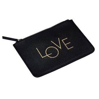 Pochette Zip à motif - Love 2