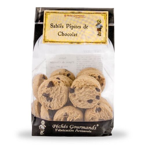 Sablés pur beurre Pépites de Chocolat Sachet 200g