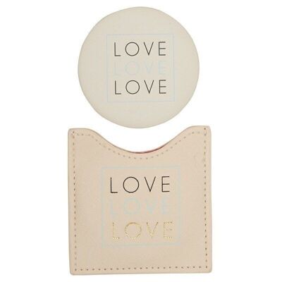 Specchietto tascabile - LOVE LOVE LOVE