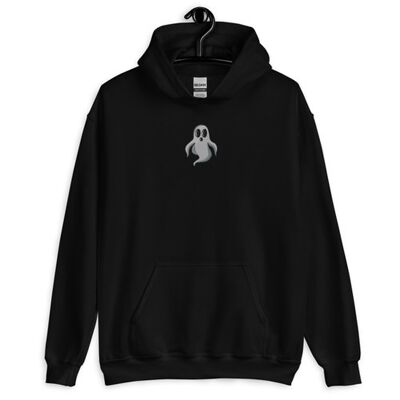 Ghost Unisex Hoodie - Black 3XL