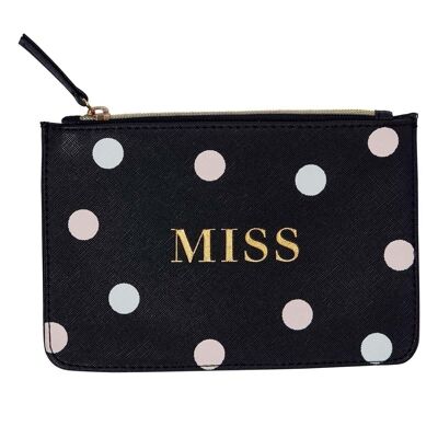 Patterned Zip Pouch - Miss