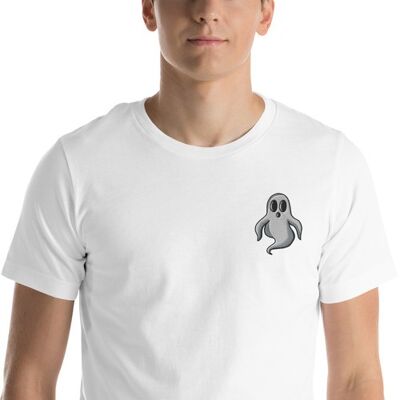 Ghost T-shirt Embroidered - Black