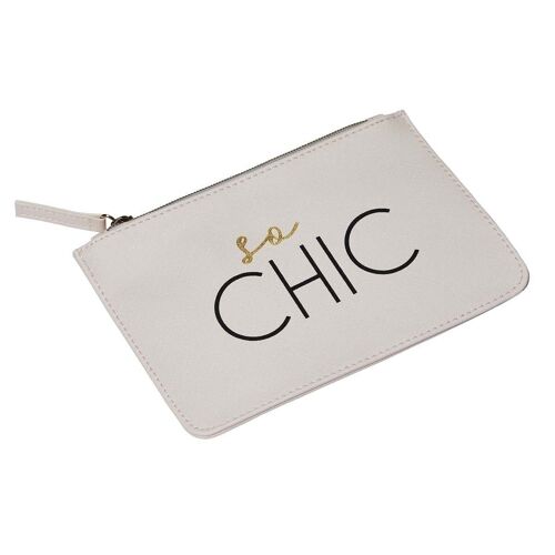 Pochette zip - SO CHIC