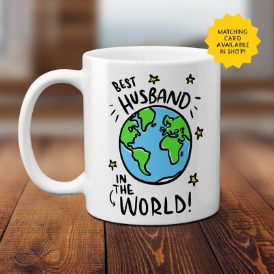 Best Husband in the world 11oz Mug / Happy Birthday / gift for husband