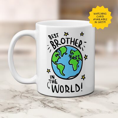 Best Brother in the world 11oz Mug / Happy Birthday / gift for brother