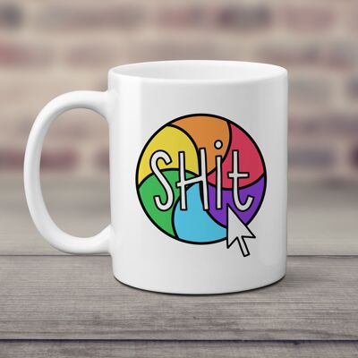 Shit Pinwheel Mug | Pinwheel of Death mug | Mug Gift | funny Mug | sweary mug
