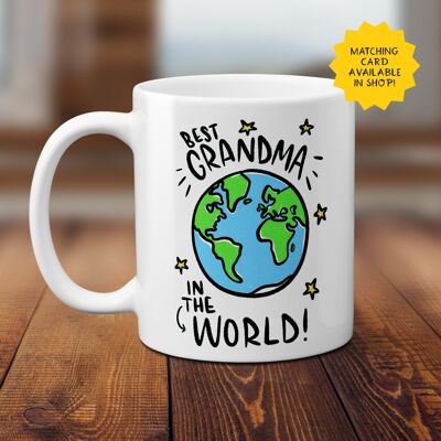 Best Grandma in the world 11oz Mug / Happy Birthday / gift for grandma / mothers day gift