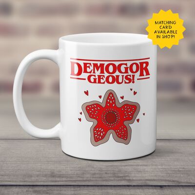 Demogorgeous 11oz Mug | Valentine Gift Idea | Anniversary Gift Idea | Stranger Things inspired gift
